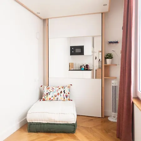Super Central Mini Studio - 2 Pax, Murphy Bed Parijs Buitenkant foto