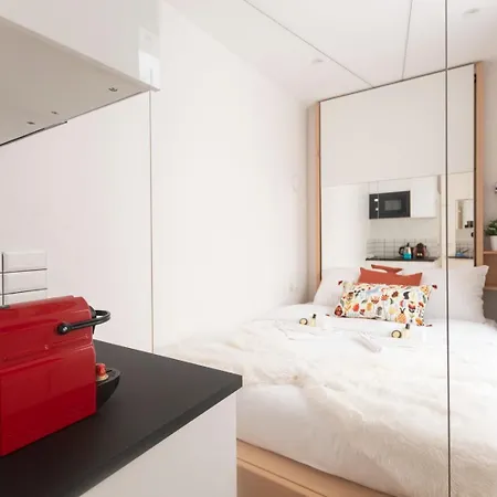 Super Central Mini Studio - 2 Pax, Murphy Bed Parijs Buitenkant foto